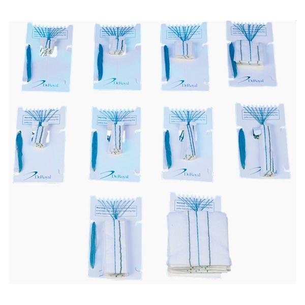 Deroyal Industries Inc Sponge Neuro Rayon 3/4X3" Patties X-Ray Detectable Low Lint Sterile Lf 20/Case - 30-072