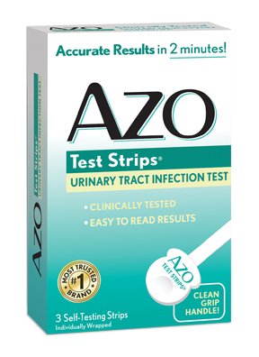 I Health Inc AZO Test Strips Rapid Test Home Test Device Urinary Tract Infection Detection Urine Sample 3 Tests - 78765103267