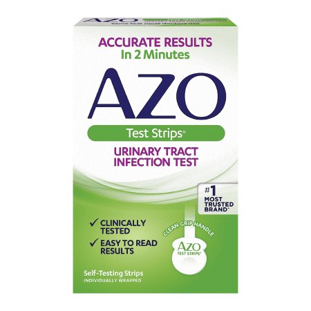 AZO Test Strips - Rapid Test Home Test Device Urinary Tract Infection Detection Urine Sample 3 Tests - 78765103267