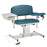 Clinton Industries Power Series Blood Drawing Chair Padded Flip Arm Gunmetal - 6341-3G