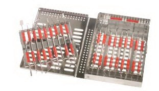 Miltex Thompson Series 9 Instrument Cassette with Lid Utility Stainless Steel 1-3/16 X 6 X 8 Inch - 3-085009