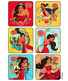 Disney - 75 per Unit Elena of Avalor Princess Sticker - 1663P