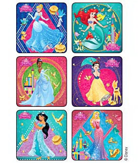 Medibadge Disney 75 Per Unit Princesses Glitter Sticker - 1629P