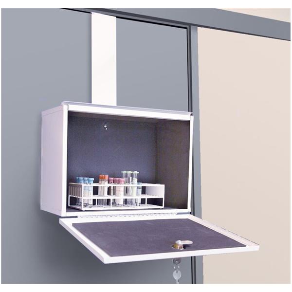 Health Care Logistics Box Lock For Over The Door 7X14X10-1/2" White Metal/Foam Each - 3737