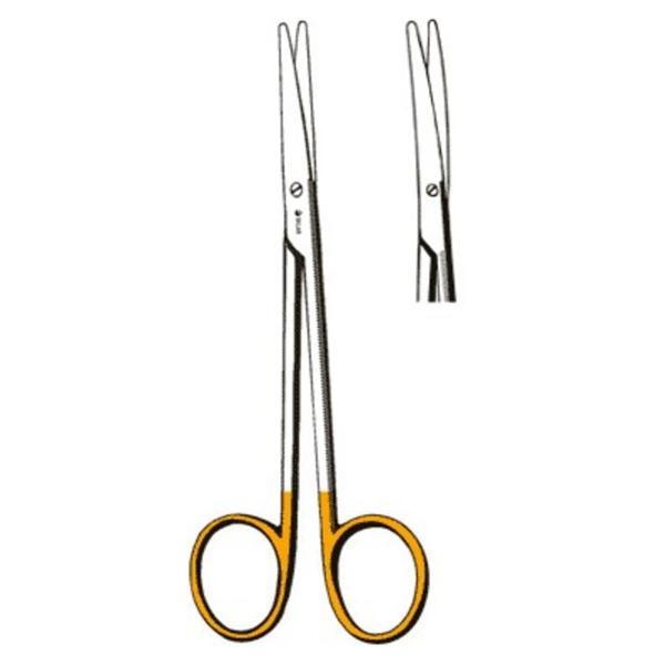 Sklar Instruments Scissors Dissecting Metzenbaum-Lahey Sklar Edge Tc 6" Bl/Bl Smth Curved Ss/Tc Ea - 16-1910