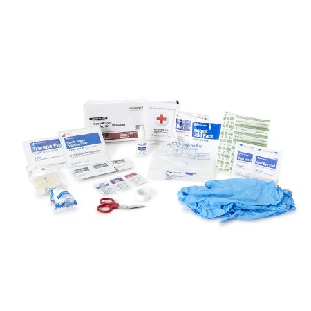 McKesson - First Aid Kit 10 Person Plastic Case - 30321