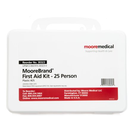 McKesson McKesson First Aid Kit 25 Person Plastic Case - 30323