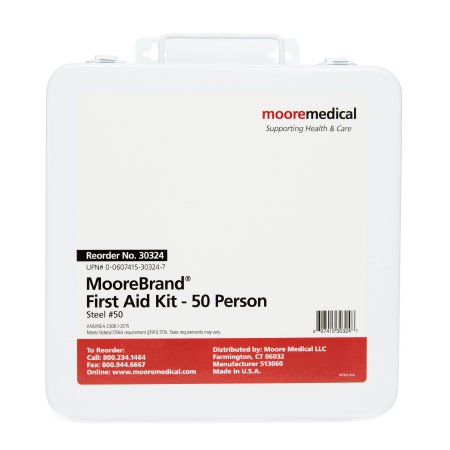 McKesson McKesson First Aid Kit 50 Person Metal Case - 30324