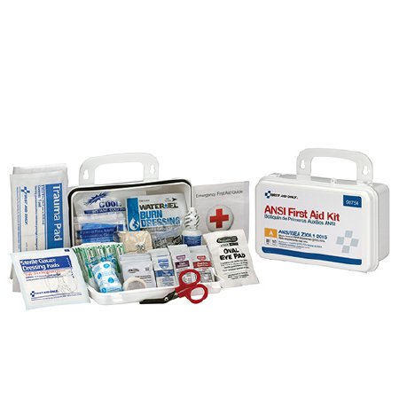 ANSI A - First Aid Kit 10 Person Plastic Case - 90754