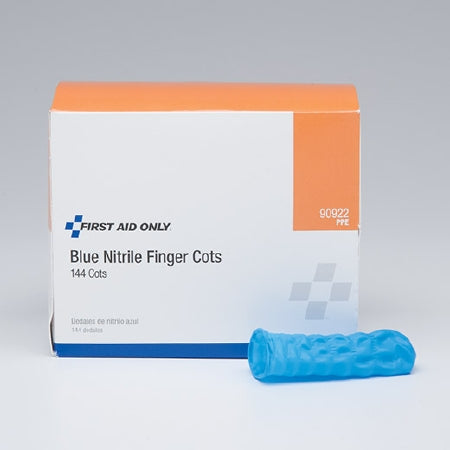 Acme United First Aid Only Finger Cot Large Powder Free Nitrile NonSterile - 90922
