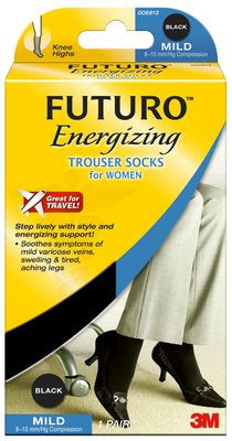 3M Futuro Compression Socks Large Black - 71023EN