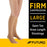 3M Futuro - Compression Stocking Knee High Large Beige Open Toe - 71050EN