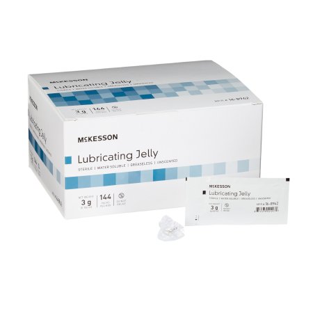 McKesson - Lubricating Jelly 3 Gram Individual Packet Sterile - 16-8942