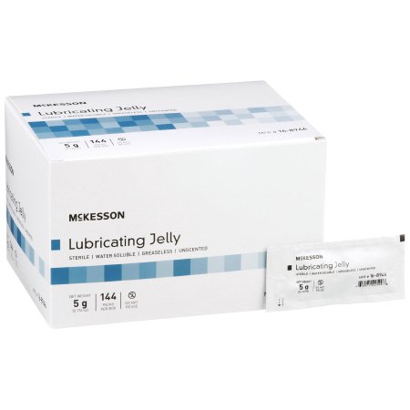 McKesson - Lubricating Jelly 5 Gram Individual Packet Sterile - 16-8946
