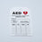 Accuform Signs AED INSPECTION TAG (5/PK) - TRS345CT