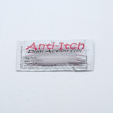 Anti-Itch - Itch Relief 2% - 0.1% Strength Gel 6 oz. Individual Packet - 26630