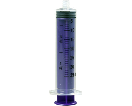 Vesco Medical Vesco Enteral Feeding / Irrigation Syringe 35 mL Individual Pack Enfit Tip Without Safety - VED-635TC