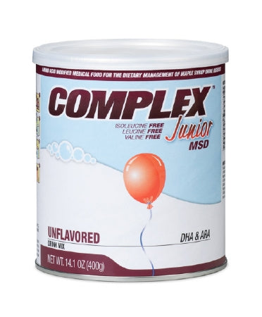 Nutricia North America Complex Junior MSD MSUD Oral Supplement Unflavored 400 Gram Can Powder - 5910