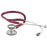 American Diagnostic Corp Adscope 606 Cardiology Stethoscope Burgundy 1-Tube 19 Inch Tube Double Sided Chestpiece - 606BD