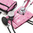 Pro's Combo II - Aneroid Sphygmomanometer Combo Kit Pocket Style Hand Held Size 11 Nylon Cuff 22 Inch Stethoscope Tube Sprague Rappaport Stethoscope - 768-641-11ABCA