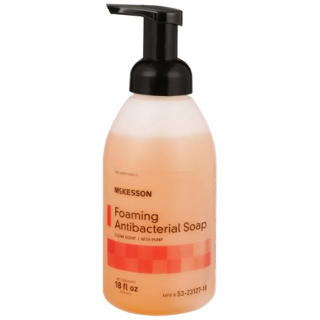 McKesson - Antibacterial Soap Foaming 18 oz. Pump Bottle Clean Scent - 53-23127-18