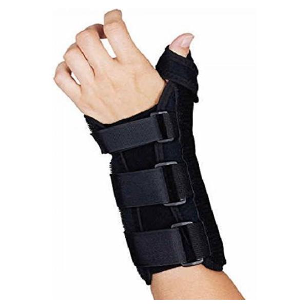 Patterson Medical Brace Spica R-Soft Wrist/Thumb Black Size 8" Medium Right Ea - 55972608