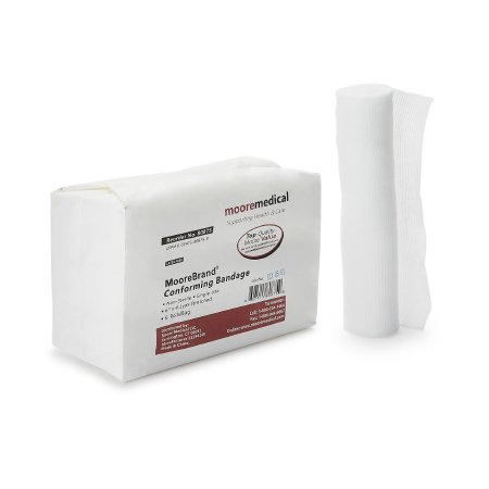 McKesson - Conforming Bandage Cotton / Polyester 6 Inch X 4-1/10 Yard Roll Shape NonSterile - 80875