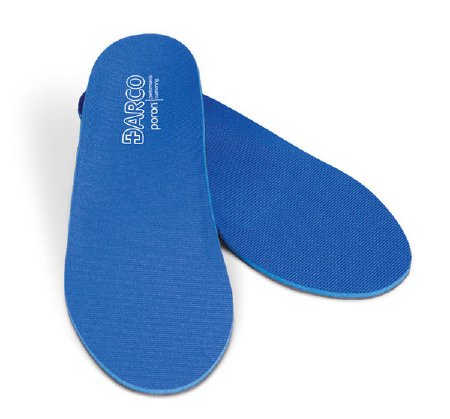 DARCO ProMotion Plus - Orthotic Insole Size 8 Polyester / Polypropylene / EVA / PORON Foam Black / Blue Male 8 to 8-1/2 / Female 10 to 10-1/2 - PMP08
