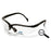 Venture II - Safety Glasses with Readers Adjustable Temple Clear Tint Polycarbonate Lens Black Frame Over Ear One Size Fits Most - SB1810R20