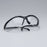 Venture II - Safety Glasses Adjustable Temple Clear Tint Polycarbonate Lens Black Frame Over Ear One Size Fits Most - SB1810S