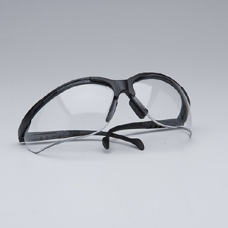 Pyramex Venture II Safety Glasses Adjustable Temple Clear Tint Polycarbonate Lens Black Frame Over Ear One Size Fits Most - SB1810S
