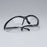 Pyramex Venture II Safety Glasses Adjustable Temple Clear Tint Polycarbonate Lens Black Frame Over Ear One Size Fits Most - SB1810S