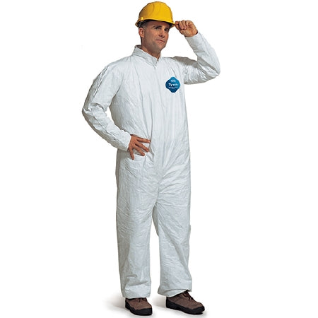 Sunrise Industries Tyvek Coverall Large White - TY125SWH-LG