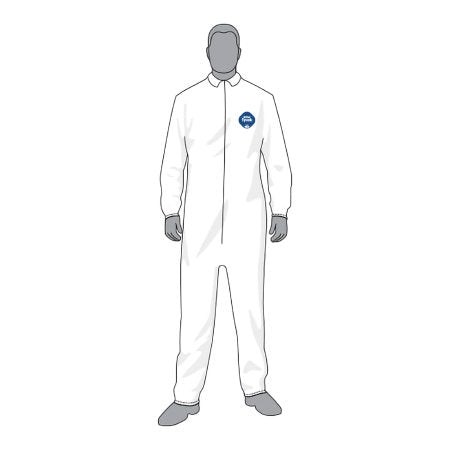 DuPont Tyvek - Coverall 4X-Large White Disposable NonSterile - TY-14120-4X