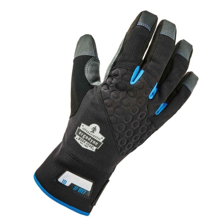 ProFlex 817 Reinforced Thermal - Utility Glove Small Synthetic Leather / Thinsulate Black / Gray Wrist Length Hemmed Cuff NonSterile - 17352