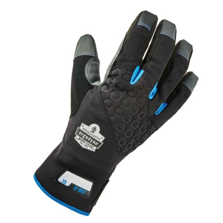ProFlex 817 Reinforced Thermal - Utility Glove X-Large Synthetic Leather / Thinsulate Black / Gray Wrist Length Hemmed Cuff NonSterile - 17355