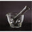 Health Care Logistics Mortar & Pestle Set Flint Glass 4Oz Ea - 3073