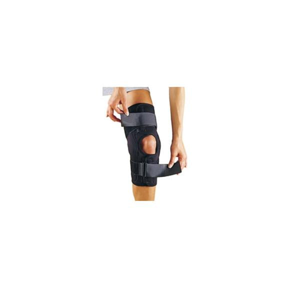 Hely & Weber Brace Orthosis Knapp No Swet Knee Elastacized Straps Black Size 12" 2X-Large Ea - 7656-BLK-XXL