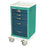 Mini Line - Anesthesia Cart Steel 19.5 X 25 X 52.5 Inch (3) 3 Inch, (1) 6 Inch, (1) 9 Inch Drawers, 12.6 X 16.75 Inch Internal Drawer - 3245K
