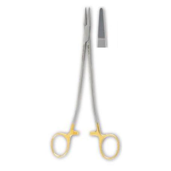 Miltex-Integra Holder Needle Sarot 7-1/4" Serrated Jaw Tungsten Carbide Ea - 8-96TC