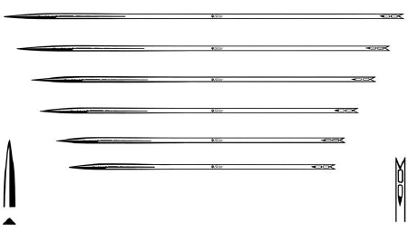 Sklar'sKeith abdominal Needle - Abdominal Needle Straight Triangular Point Needle Keith Abdominal Type Size 2 Needle - 93-1714-02