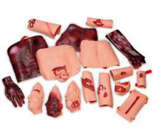 Simulaids Trauma Manikin Moulage Kit - 800-6701