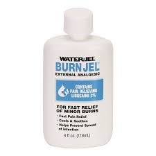 Water Jel Burn Jel - Burn Relief Topical Gel 4 oz. Bottle - BJ4-24.50.000