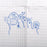 McKesson - Procedure Towel 13 W X 18 L Inch White / Blue Cartoon Toes NonSterile - 78917489