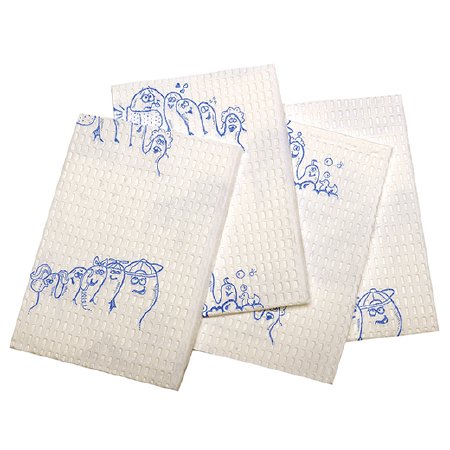 McKesson McKesson Procedure Towel 13 X 18 Inch Blue Cartoon Toes / White NonSterile - 78917489