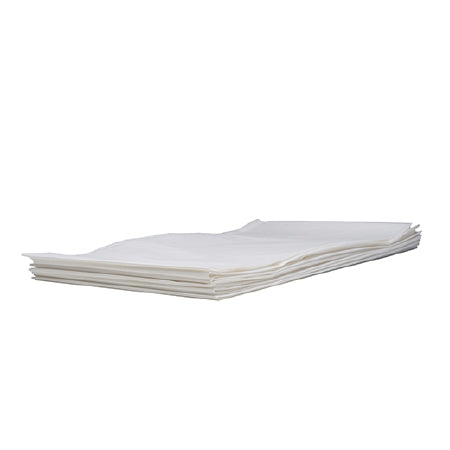 McKesson McKesson Fabri-Cel Stretcher Sheet 40 W X 84 L Inch White Tissue / Polyethylene Film Disposable - 78919380
