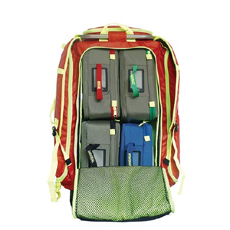 StatPacks Inc G3 Responder EMS Backpack Red Tarpaulin / Urethane 28-1/2 X 17 X 7 Inch - G35000RE