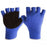 Ergotech Glove - Palm / Web - Impact Glove Half Finger Medium Blue Right Hand - ER502LS-R-MED