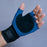 IMPACTO - Impact Glove with Wrist Support Half Finger Large Black / Blue Right Hand - ER509-R-LGE