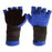 IMPACTO - Impact Glove with Wrist Support Half Finger Small Blue Right Hand - ER509-R-SML